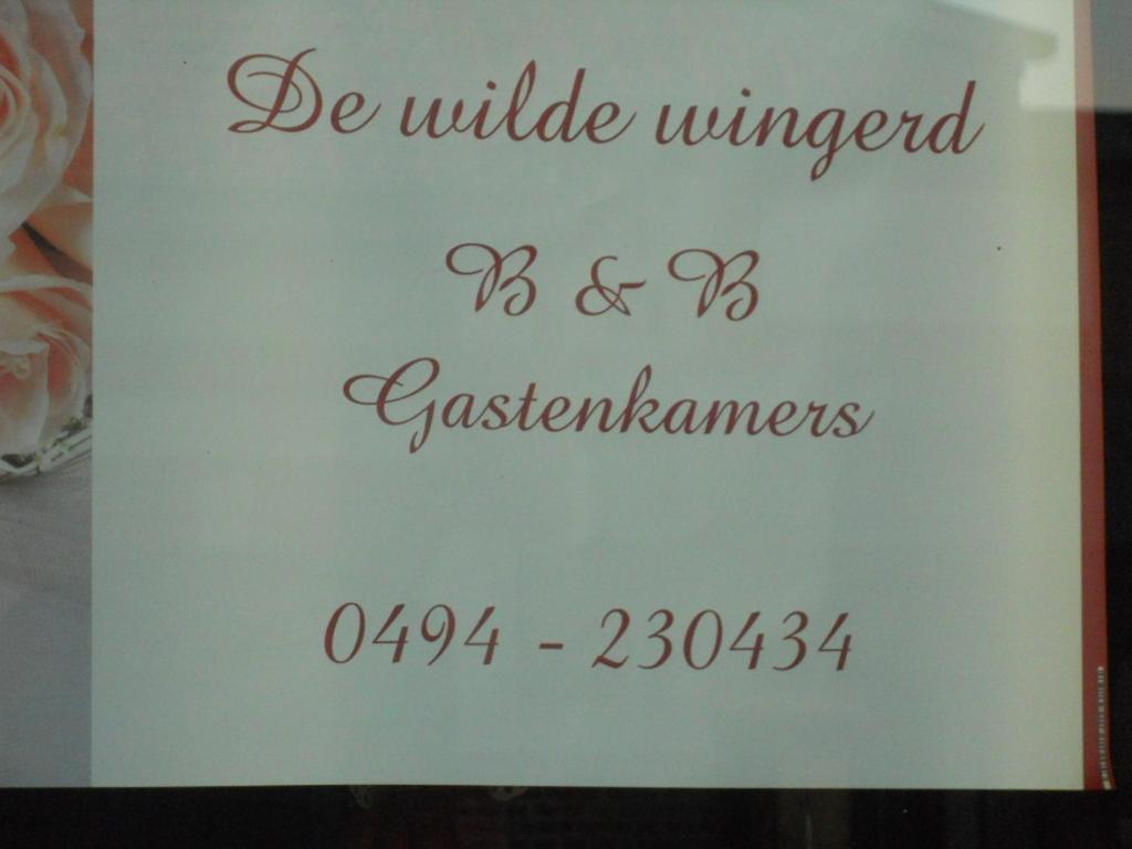 Huis De Wilde Wingerd Ieper Exterior photo